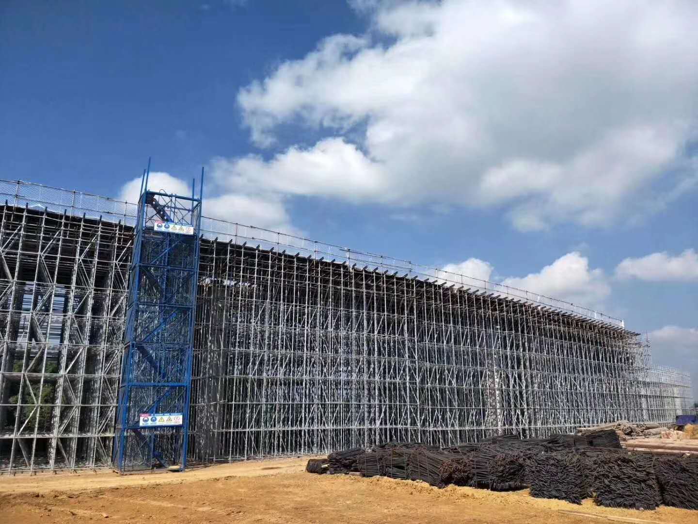 盤扣腳手架搭建周期短，經(jīng)濟效益好！